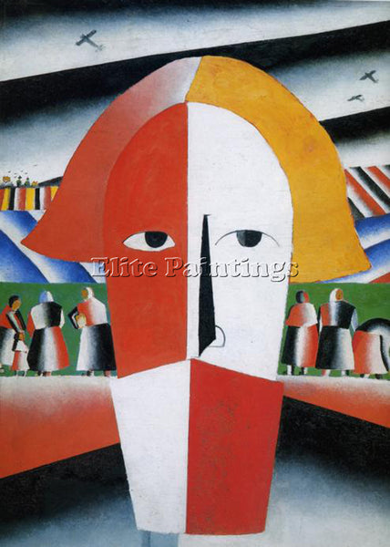 KAZIMIR MALEVICH MALE56 ARTIST PAINTING REPRODUCTION HANDMADE CANVAS REPRO WALL