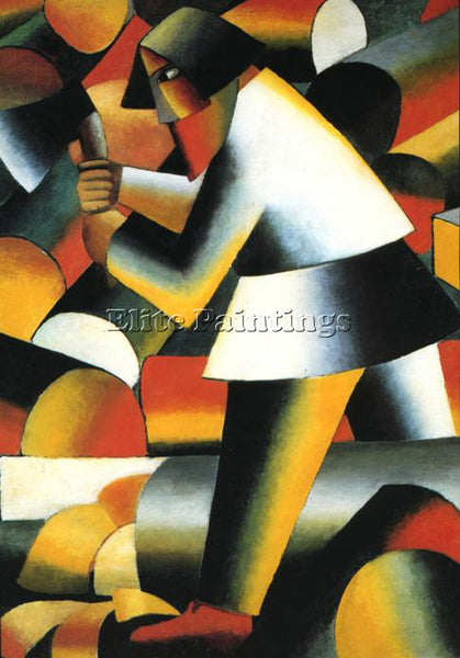 KAZIMIR MALEVICH MALE88 ARTIST PAINTING REPRODUCTION HANDMADE CANVAS REPRO WALL