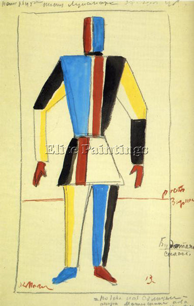 KAZIMIR MALEVICH MALE101 ARTIST PAINTING REPRODUCTION HANDMADE CANVAS REPRO WALL