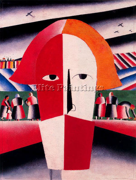KAZIMIR MALEVICH MALE136 ARTIST PAINTING REPRODUCTION HANDMADE CANVAS REPRO WALL