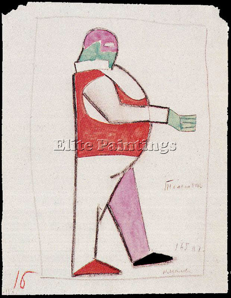 KAZIMIR MALEVICH MALE140 ARTIST PAINTING REPRODUCTION HANDMADE CANVAS REPRO WALL
