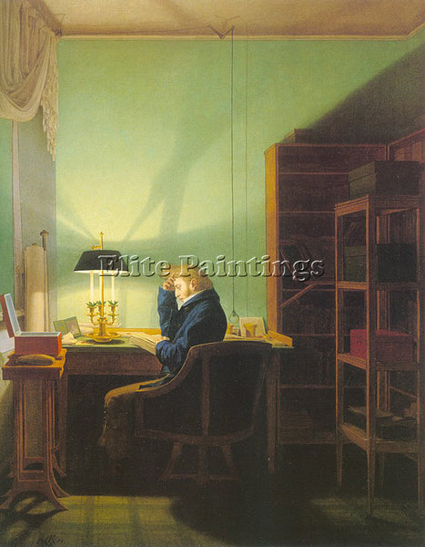 GERMAN KERSTING GEORG FRIEDRICH GERMAN 1785 1847 ARTIST PAINTING HANDMADE CANVAS