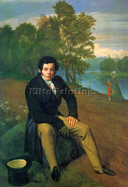 RUSSIAN KIPRENSKY OREST RUSSIAN 1782 1836 1 ARTIST PAINTING HANDMADE OIL CANVAS