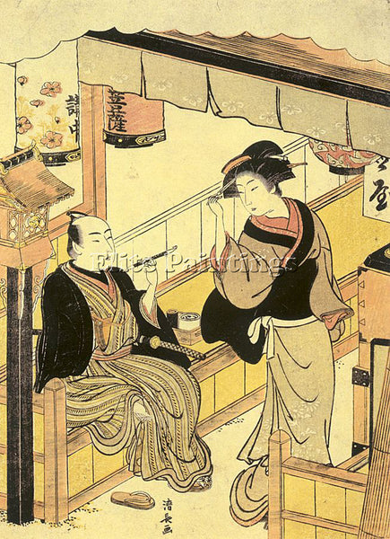 JAPANESE KIYONAGA TORII JAPANESE 1752 1815 ARTIST PAINTING REPRODUCTION HANDMADE