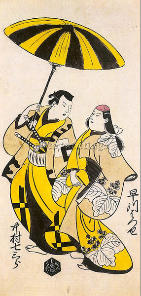 JAPANESE KIYONOBU TORII JAPANESE 1664 1729 ARTIST PAINTING REPRODUCTION HANDMADE