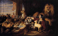 SIR EDWIN HENRY LANDSEER ISAAC VAN AMBURGH AND HIS ANIMALS ARTIST PAINTING REPRO