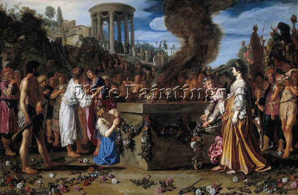 PIETER LASTMAN PIETERSZ ORESTES AND PYLADES DISPUTING AT THE ALTAR REPRODUCTION