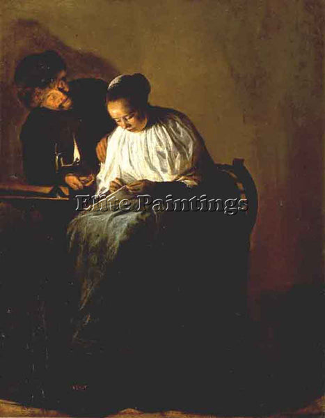 JUDITH LEYSTER THE PROPOSITION ARTIST PAINTING REPRODUCTION HANDMADE OIL CANVAS