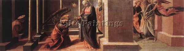 FRA FILIPPO LIPPI ANNOUNCEMENT OF THE DEATH OF THE VIRGIN ARTIST PAINTING CANVAS