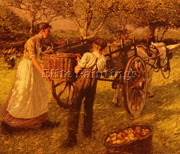 HENRY HERBERT LA THANGUE A SUSSEX ORCHARD ARTIST PAINTING REPRODUCTION HANDMADE