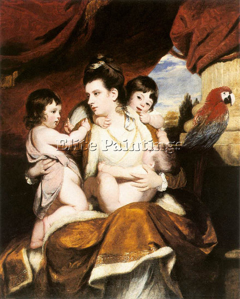 JOSHUA REYNOLDS LADY COCKBURN AND HER 3 ELDEST SONS ARTIST PAINTING REPRODUCTION