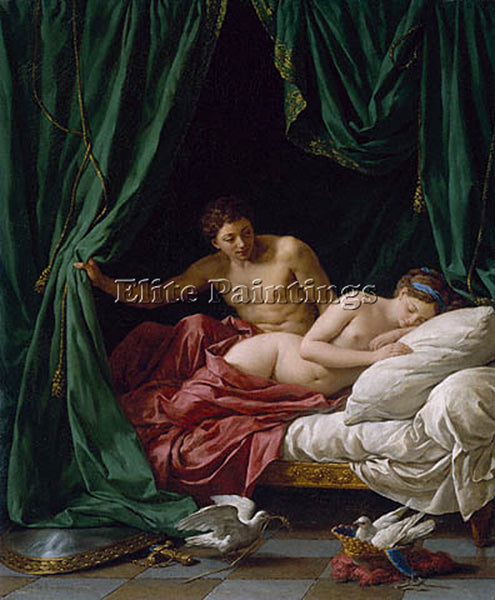 LOUIS LAGRENEE MARS AND VENUS ARTIST PAINTING REPRODUCTION HANDMADE CANVAS REPRO