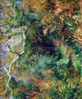 RENOIR LANDSCAPE IN SOUTHERN FRANCE ARTIST PAINTING REPRODUCTION HANDMADE OIL