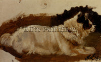 SIR EDWIN HENRY LANDSEER STUDY OF A CHOW ARTIST PAINTING REPRODUCTION HANDMADE