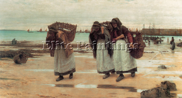 WALTER LANGLEY THE BREADWINNERS1 ARTIST PAINTING REPRODUCTION HANDMADE OIL REPRO