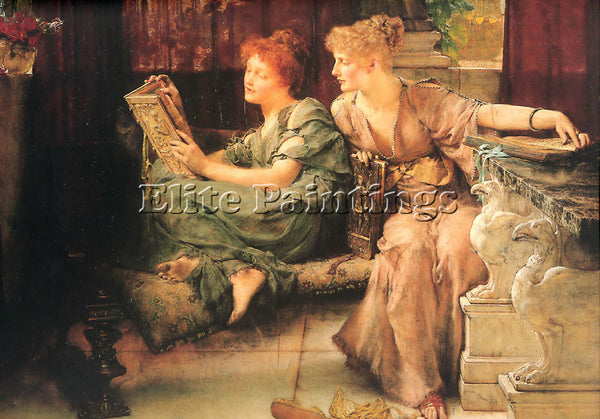 SIR LAWRENCE ALMA-TADEMA COMPARISONS ARTIST PAINTING REPRODUCTION HANDMADE OIL