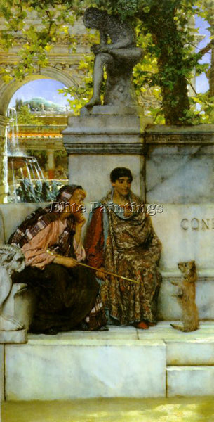 SIR LAWRENCE ALMA-TADEMA IN THE TIME OF CONSTANTINE ARTIST PAINTING REPRODUCTION