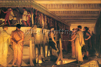 SIR LAWRENCE ALMA-TADEMA PHIDIAS SHOWING THE FRIEZE OF THE PARTHENON OIL CANVAS