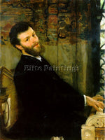 SIR LAWRENCE ALMA-TADEMA PORTRAIT OF THE SINGER GEORGE HENSCHEL ARTIST PAINTING