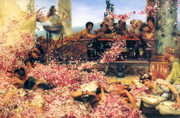 SIR LAWRENCE ALMA-TADEMA THE ROSES OF HELIOGABALUS ARTIST PAINTING REPRODUCTION