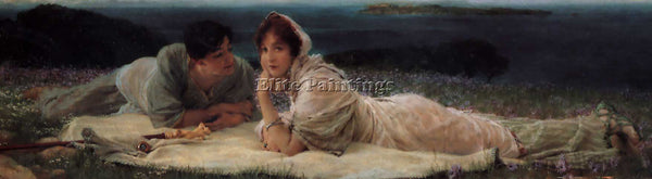 SIR LAWRENCE ALMA-TADEMA A WORLD OF THEIR OWN ARTIST PAINTING REPRODUCTION OIL