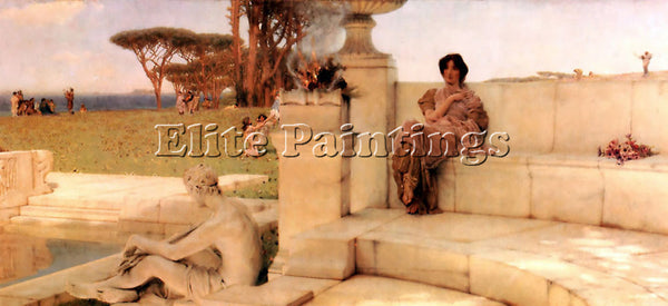 SIR LAWRENCE ALMA-TADEMA THE VOICE OF SPRING ARTIST PAINTING HANDMADE OIL CANVAS