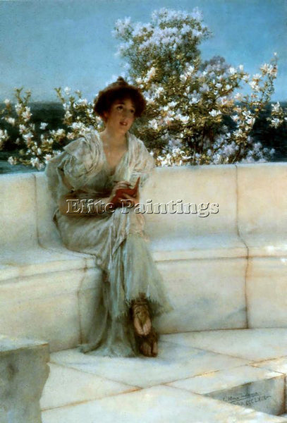 SIR LAWRENCE ALMA-TADEMA THE YEARS AT THE SPRING ARTIST PAINTING HANDMADE CANVAS