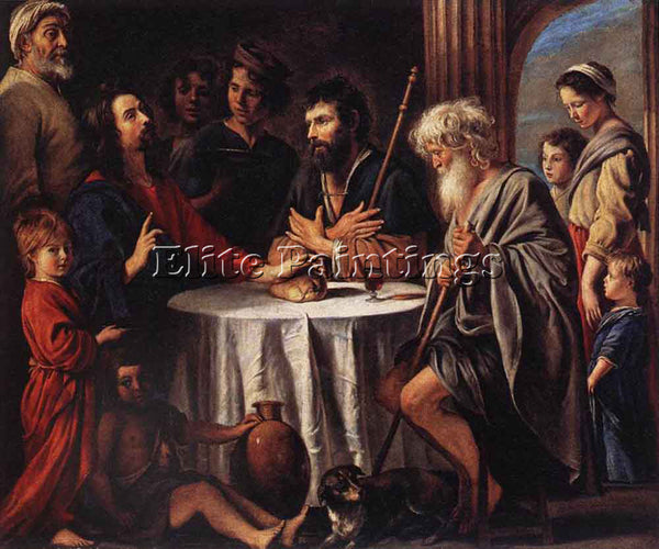 LOUIS LE NAIN THE SUPPER AT EMMAUS ARTIST PAINTING REPRODUCTION HANDMADE OIL ART