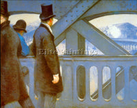 CAILLEBOTTE LE PONT DE L EUROPE ARTIST PAINTING REPRODUCTION HANDMADE OIL CANVAS