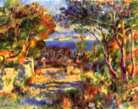 RENOIR LE STAQUE ARTIST PAINTING REPRODUCTION HANDMADE OIL CANVAS REPRO WALL ART