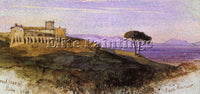 EDWARD LEAR A VIEW IN THE ROMAN COMPAGNA ARTIST PAINTING REPRODUCTION HANDMADE