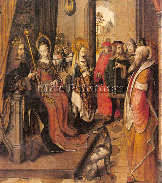 GERMAN LEGEND OF ST URSULA MASTER OF THE ACTIVE IN GERMANY 1490 1500 OIL CANVAS