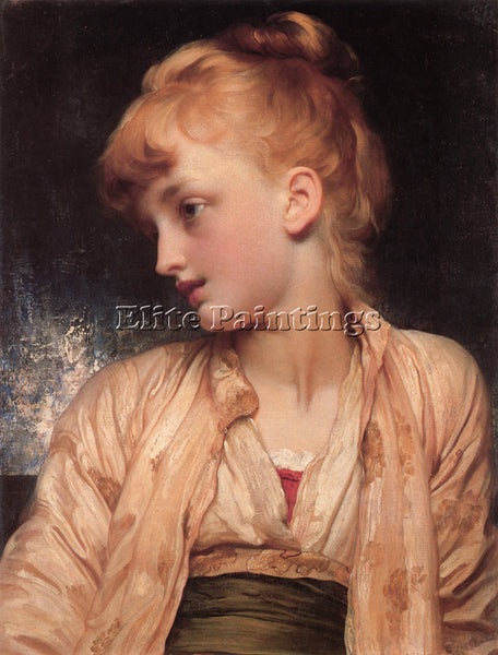 LEIGHTON FREDERIC GULNIHAL 1886 ARTIST PAINTING REPRODUCTION HANDMADE OIL CANVAS