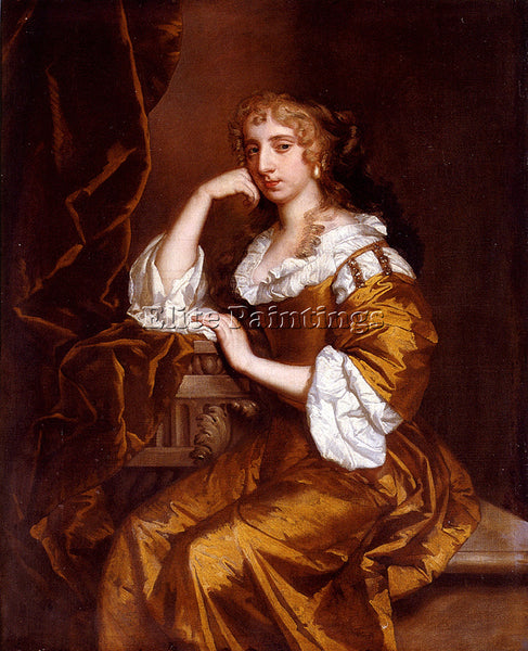 SIR PETER LELY PORTRAIT OF MRS CHARLES BERTIE ARTIST PAINTING REPRODUCTION OIL