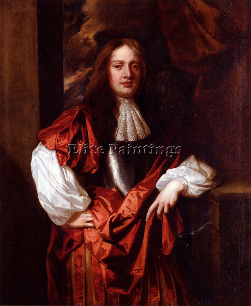 SIR PETER LELY PORTRAIT OF THE HON CHARLES BERTIE OF UFFINGTON PAINTING HANDMADE