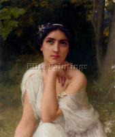CHARLES AMABLE LENOIR PENSIVE ARTIST PAINTING REPRODUCTION HANDMADE CANVAS REPRO