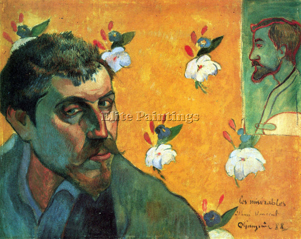 GAUGUIN LES MISERABLES ARTIST PAINTING REPRODUCTION HANDMADE CANVAS REPRO WALL