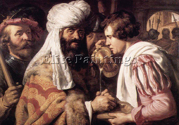 JAN LIEVENS 32PILATE ARTIST PAINTING REPRODUCTION HANDMADE OIL CANVAS REPRO WALL