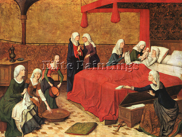 GERMAN LIFE OF THE VIRGIN MASTER OF THE GERMAN ACTIVE 1460 1480 ARTIST PAINTING