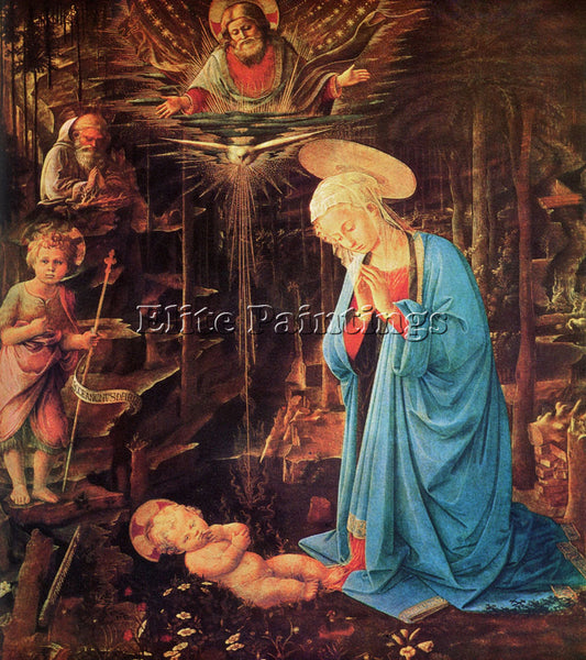 FILIPPINO LIPPI MARY AND CHILD ARTIST PAINTING REPRODUCTION HANDMADE OIL CANVAS