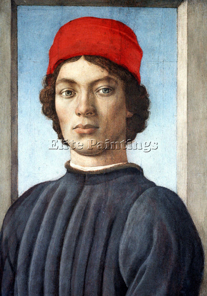 FILIPPINO LIPPI PORTRAIT OF A YOUTH ARTIST PAINTING REPRODUCTION HANDMADE OIL