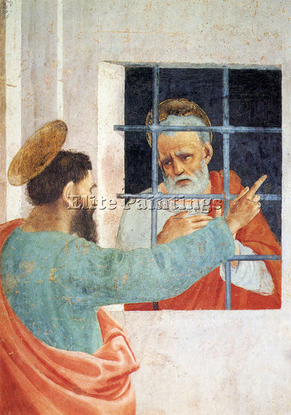 FILIPPINO LIPPI ST PETER VISITED IN JAIL BY ST PAUL ARTIST PAINTING REPRODUCTION
