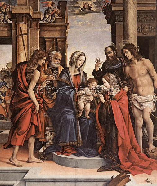 FILIPPINO LIPPI THE MARRIAGE OF ST CATHERINE 1501 ARTIST PAINTING REPRODUCTION