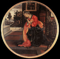 FILIPPINO LIPPI VIRGIN FROM THE ANNUNCIATION 1483 4 ARTIST PAINTING REPRODUCTION