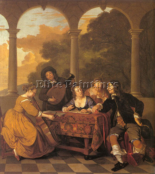 FLEMISH LOO JACOB VAN FLEMISH ACTIVE IN HOLLAND 1614 1670 ARTIST PAINTING CANVAS