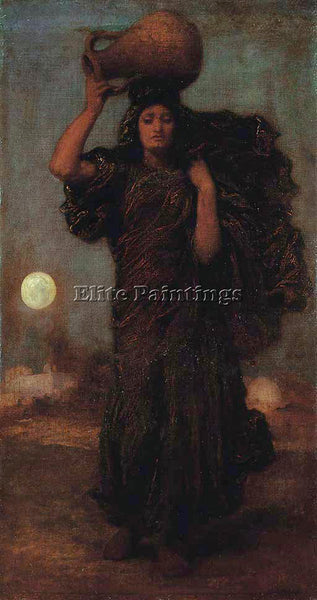LORD FREDERICK LEIGHTON A NILE WOMAN ARTIST PAINTING REPRODUCTION HANDMADE OIL