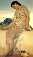 LORD FREDERICK LEIGHTON GIRL 1 ARTIST PAINTING REPRODUCTION HANDMADE OIL CANVAS