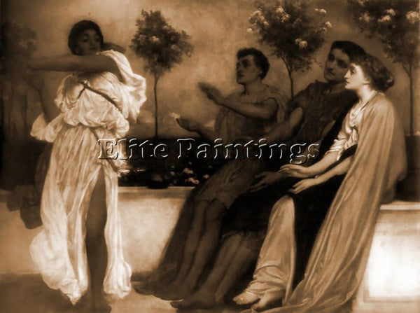 LORD FREDERICK LEIGHTON LEIG24 ARTIST PAINTING REPRODUCTION HANDMADE OIL CANVAS