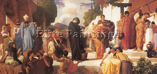 LORD FREDERICK LEIGHTON CAPTIVE ANDROMACHE ARTIST PAINTING REPRODUCTION HANDMADE