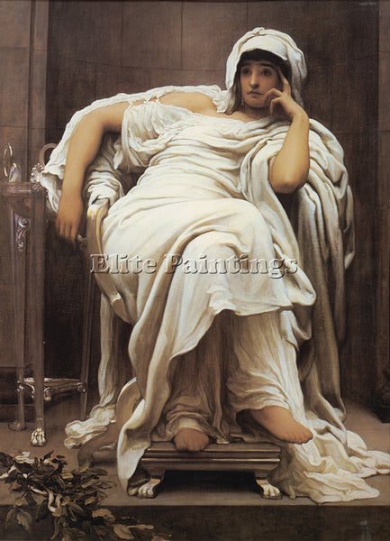 LORD FREDERICK LEIGHTON FATICIDA ARTIST PAINTING REPRODUCTION HANDMADE OIL REPRO